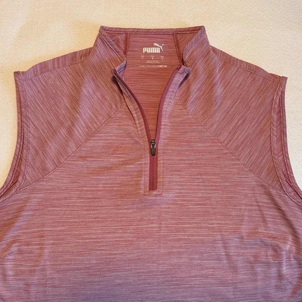 Puma 1/4 Zip-Up Sleeveless Top - Picture 3 of 3